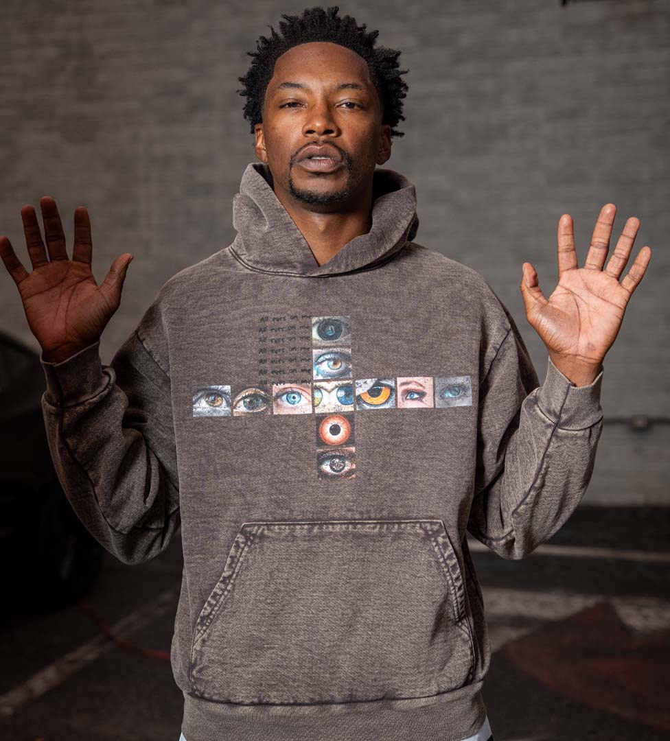 All Eyes Hoodie - Cocoa