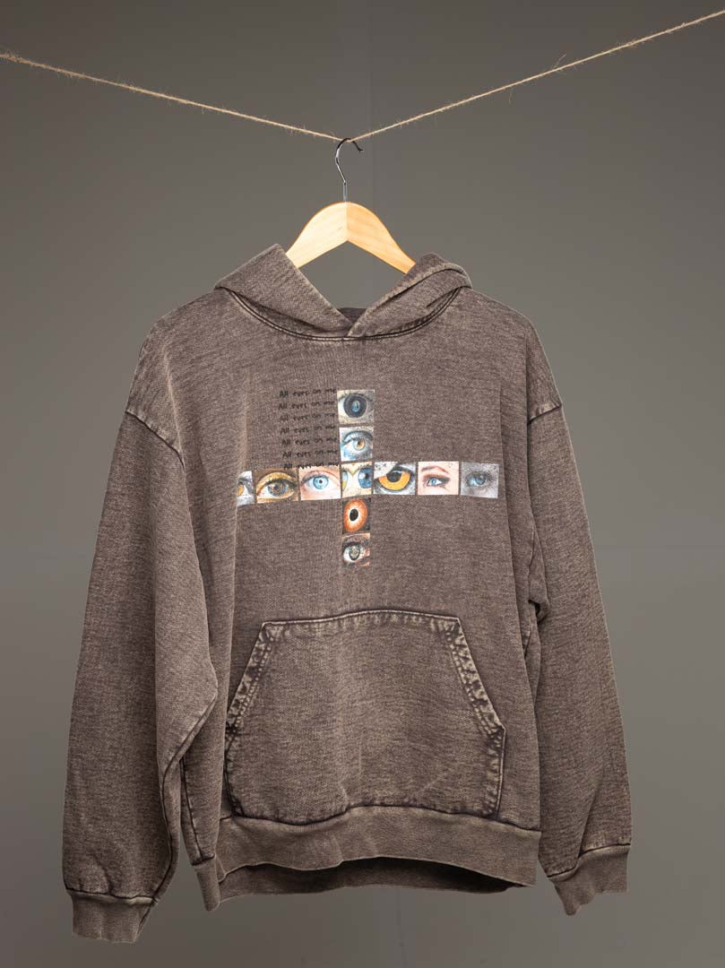 All Eyes Hoodie - Cocoa