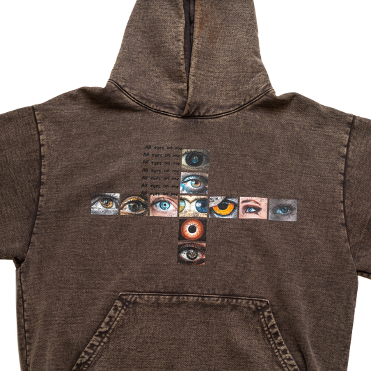 All Eyes Hoodie - Cocoa